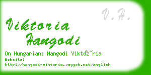 viktoria hangodi business card